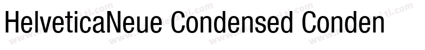 HelveticaNeue Condensed Condensed R字体转换